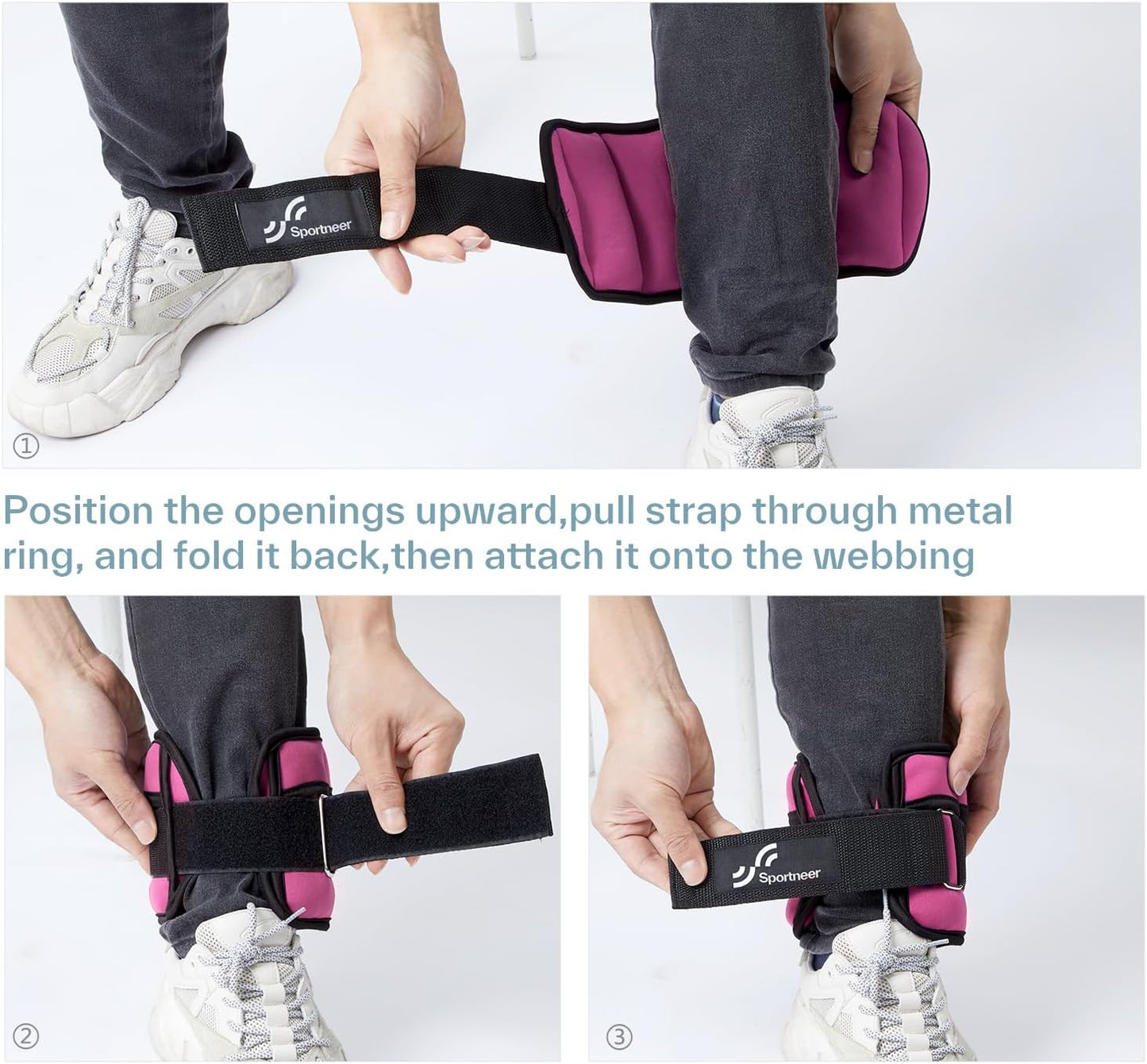 Adjustable Ankle and Wrist Weights for Women - Available in Pairs of 4 lbs and 13 lbs