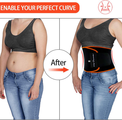 Men's and Women's Waist Trainer for Fat Reduction and Enhanced Sweat Band