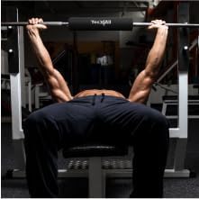 Yes4All Ergonomic Foam Bar Pad for Olympic Barbell Exercises, Including Squats, Hip Thrusts, and Weightlifting