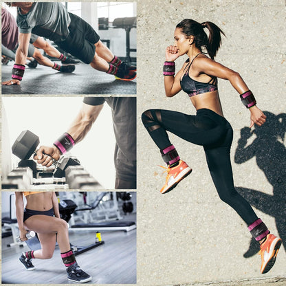 Adjustable Ankle and Wrist Weights for Women - Available in Pairs of 4 lbs and 13 lbs