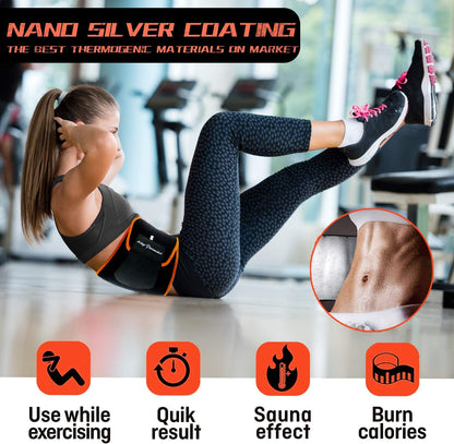 Men's and Women's Waist Trainer for Fat Reduction and Enhanced Sweat Band