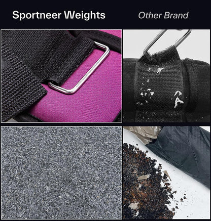Adjustable Ankle and Wrist Weights for Women - Available in Pairs of 4 lbs and 13 lbs