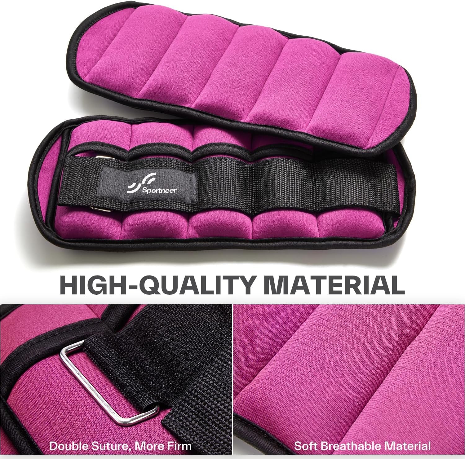 Adjustable Ankle and Wrist Weights for Women - Available in Pairs of 4 lbs and 13 lbs