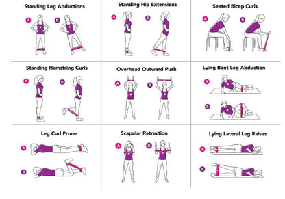 Professional Resistance Bands for Yoga and Strength Training Assistance